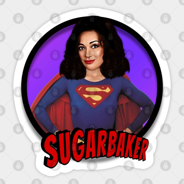 Designing Women - Julia Sugarbaker Sticker by Zbornak Designs